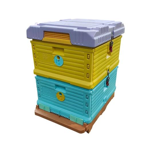 新款双层保温型蜂箱 塑料泡沫夹心蜂箱 专业养蜂工具批发出口跨境